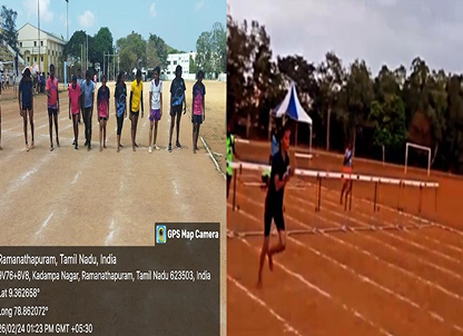 Thassim Beevi District Level Chief Minister Trophy Athletics Tournment from 01.02.2023 to 02.02.2023 image
