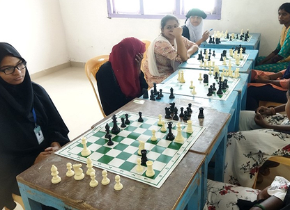 Thassim Beevi Inter University Chess Women Tournment On 15.12.2022 image