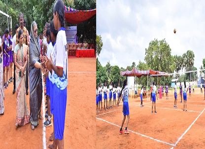 Thassim Beevi Alagappa University  Volleyball Tournment On 30.12.2024 image