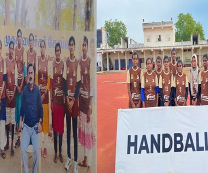 Thassim Beevi State level Hand ball Tournment from 11.10.2024 to 16.10.2024 image