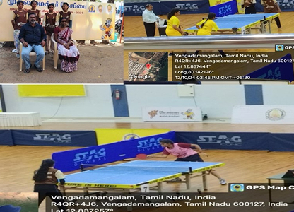 Thassim Beevi State Level Table Tennis Tournment from 11.10.2024 to 15.10.2024 image